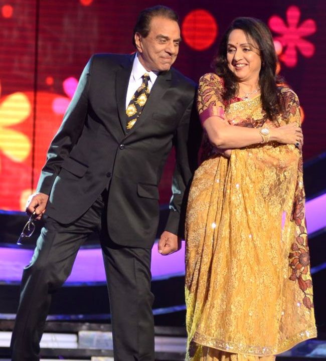 Dharmendra and Hema Malini